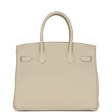 Hermes Birkin 30 Craie Togo Palladium Hardware - Thumbnail View 4