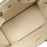 Hermes Birkin 30 Craie Togo Palladium Hardware - Thumbnail View 8