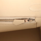 Hermes Birkin 30 Craie Togo Palladium Hardware - Thumbnail View 9