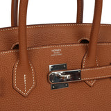 Pre-owned Hermes Birkin 30 Gold Togo Palladium Hardware - Thumbnail View 6