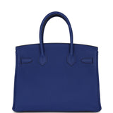 Hermes Birkin 30 Bleu Electric Togo Gold Hardware - Thumbnail View 4