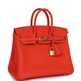 Pre-owned Hermes Birkin 25 Capucine Togo Gold Hardware - Thumbnail View 2