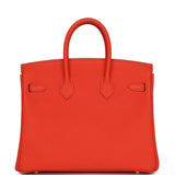 Pre-owned Hermes Birkin 25 Capucine Togo Gold Hardware - Thumbnail View 4