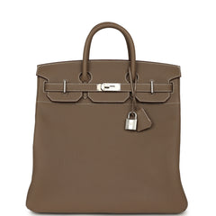 Hermes HAC Birkin 40 Etoupe Togo Palladium Hardware