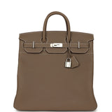 Hermes HAC Birkin 40 Etoupe Togo Palladium Hardware - Thumbnail View 1