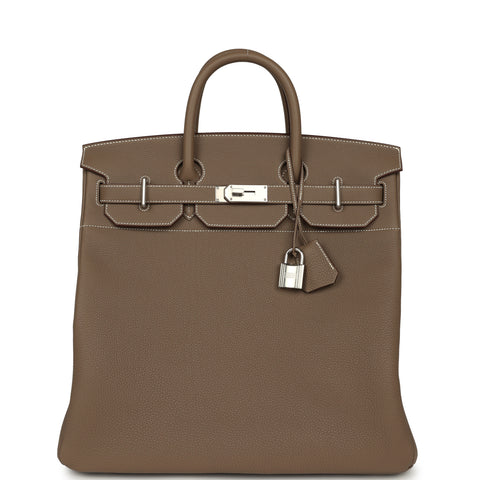 Hermes HAC Birkin 40 Etoupe Togo Palladium Hardware