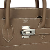 Hermes HAC Birkin 40 Etoupe Togo Palladium Hardware - Thumbnail View 7