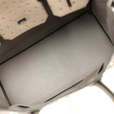 Pre-owned Hermes Birkin 30 Mousse Ostrich Palladium Hardware - Thumbnail View 8