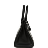 Pre-owned Hermes "Patchwork" Birkin 30 Black Matte Niloticus Crocodile, Clemence, Box Palladium Hardware - Thumbnail View 3