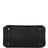Pre-owned Hermes "Patchwork" Birkin 30 Black Matte Niloticus Crocodile, Clemence, Box Palladium Hardware - Thumbnail View 6