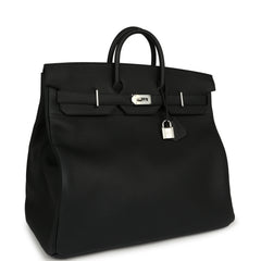 Hermes Birkin HAC 50 Black Togo Palladium Hardware