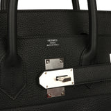 Hermes Birkin HAC 50 Black Togo Palladium Hardware - Thumbnail View 7