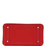 Hermes Birkin 30 Rouge Casaque Togo Gold Hardware - Thumbnail View 6