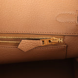 Pre-owned Hermes Birkin 25 Chai Togo Gold Hardware - Thumbnail View 9