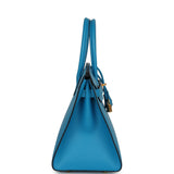 Hermes Birkin Sellier 30 Bleu Frida Madame Gold Hardware - Thumbnail View 3