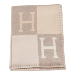 Hermes "Classic Avalon" Coco and Camomille Blanket
