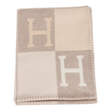 Hermes "Classic Avalon" Coco and Camomille Blanket