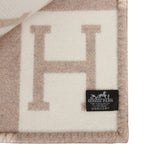 Hermes "Classic Avalon" Coco and Camomille Blanket