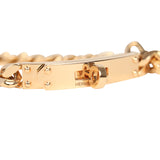 Hermes Kelly Gourmette Bracelet XS 18K Rose Gold - Thumbnail View 2