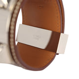 Hermes Collier de Chien Bracelet Alezan Shiny Alligator Palladium Hardware - Thumbnail View 7