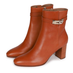 Hermes Saint Germain Ankle Boot Gold Palladium Hardware 40