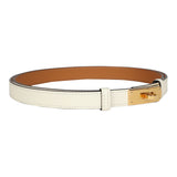 Hermes Kelly Pocket 18 Belt Craie Epsom Gold Hardware