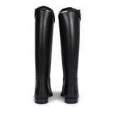 Hermes Jumping Boots Black Box Calfskin Palladium Hardware 37 EU