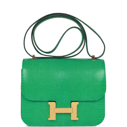 Hermès Green Crocodile Bolide bag Exotic leather ref.32457 - Joli Closet