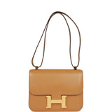 Hermes Constance 1-24 Poussiere Tadelakt Gold Hardware