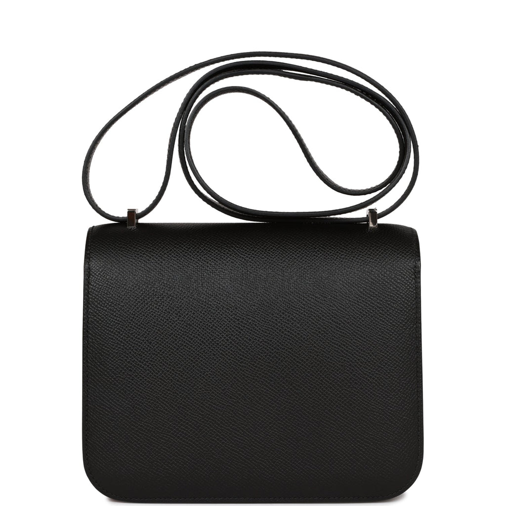 Hermès Constance 18 Noir (Black) Epsom Palladium Hardware PHW