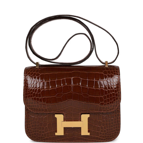 Small-Black-Hermes-Constance-Crossbody-Bag-White-Dress – A Side Of Style