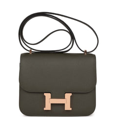 Hermes Constance 18 Vert Bosphore Evercolor Gold Hardware – Madison Avenue  Couture