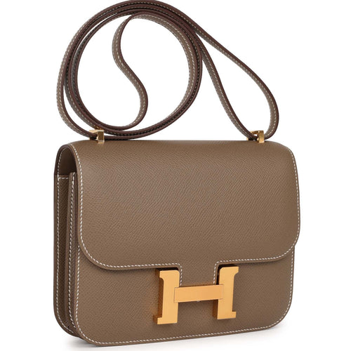 HERMES Constance 18 Mini Gold Epsom PHW Y *New - Timeless Luxuries