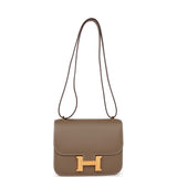 Hermes Constance 18 Etoupe Epsom Gold Hardware