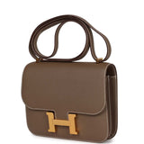 Hermes Constance 18 Etoupe Epsom Gold Hardware