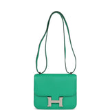 Hermes Constance 18 Menthe Chevre Mysore Palladium Hardware