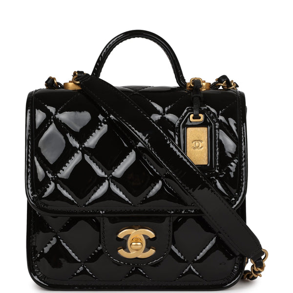 CHANEL, Bags, Chanel Iconic Y2k Quilted Camellia Flap Bag Black Vegan  Satin Cc Gold Chain Hw