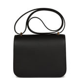 Hermes Constance 18 Black Epsom Gold Hardware