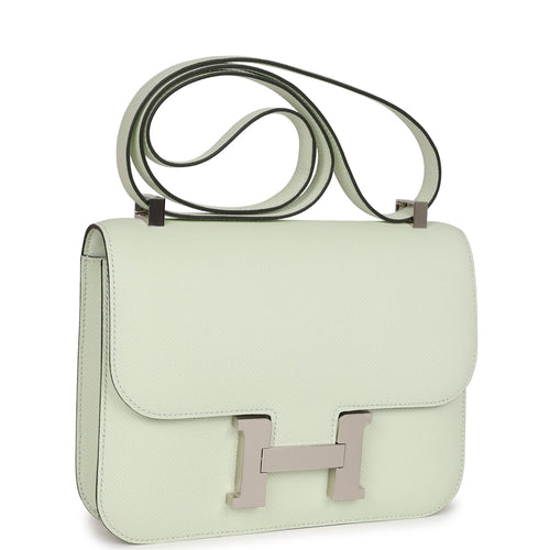Hermes Constance 1-24 Vert Fizz Epsom Palladium Hardware