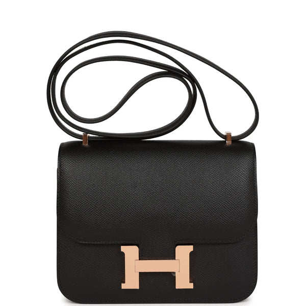 Hermès Mini Constance 18cm in Anemone Evercolor Leather with Palladium –  Sellier