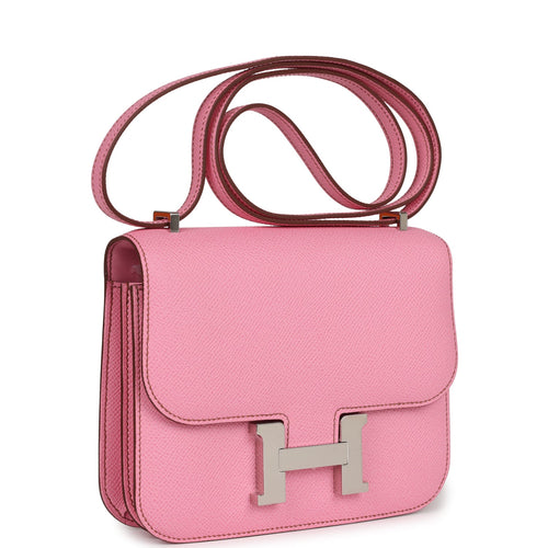 Hermes Evelyne TPM Rouge Sellier Clemence Palladium Hardware – Madison  Avenue Couture