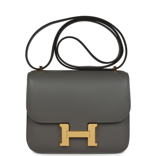 Hermes Constance 18 Gris Meyer Swift Gold Hardware