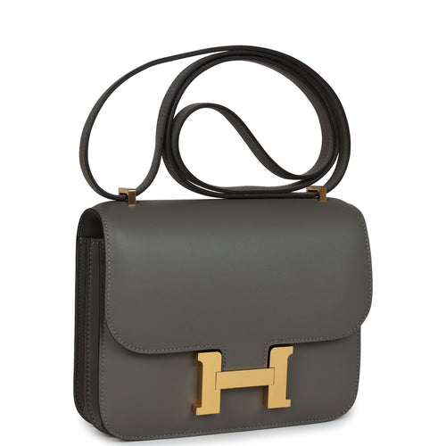 Hermes Constance 18 Gris Meyer Swift Gold Hardware