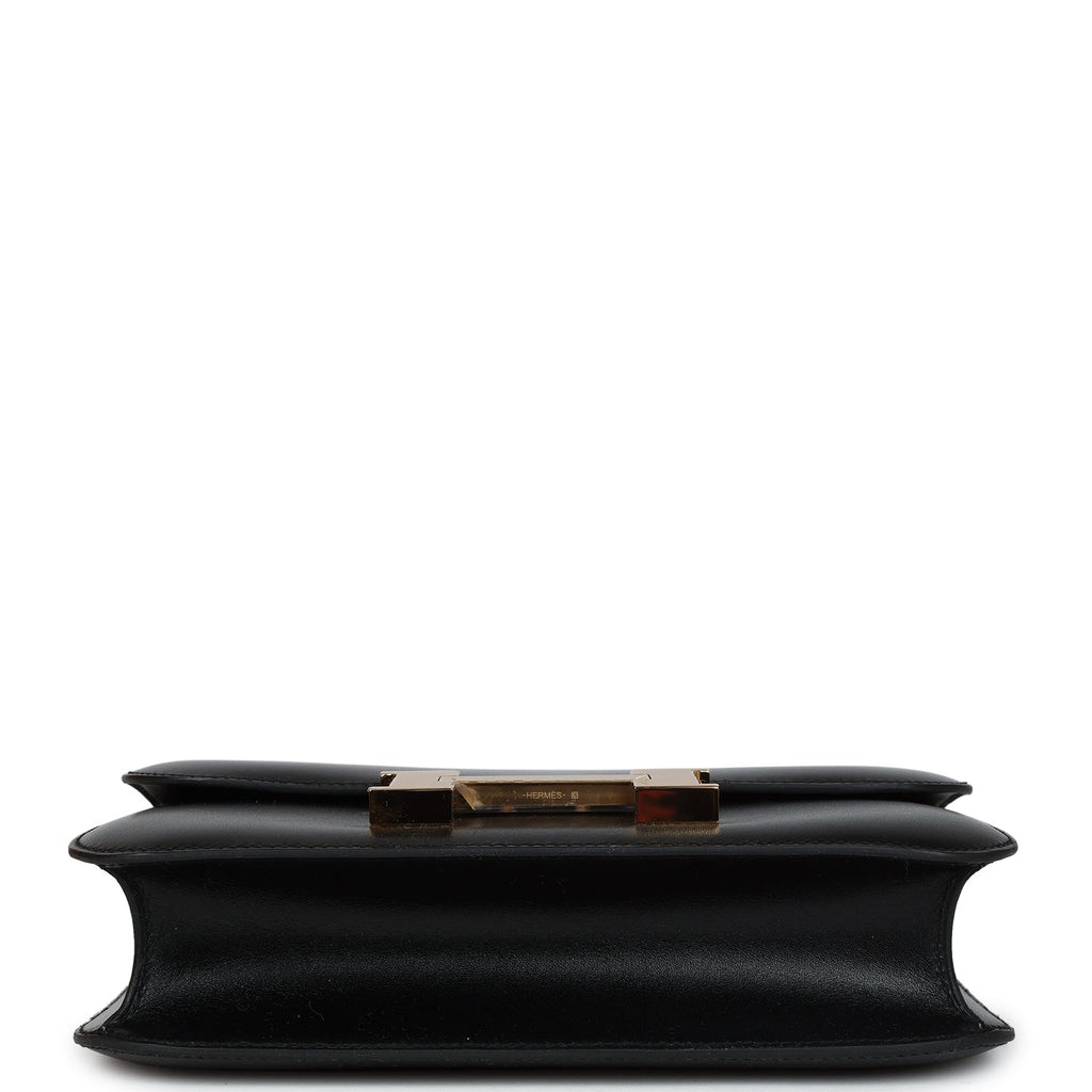 Hermes Constance 1-24 Black Box Gold Hardware