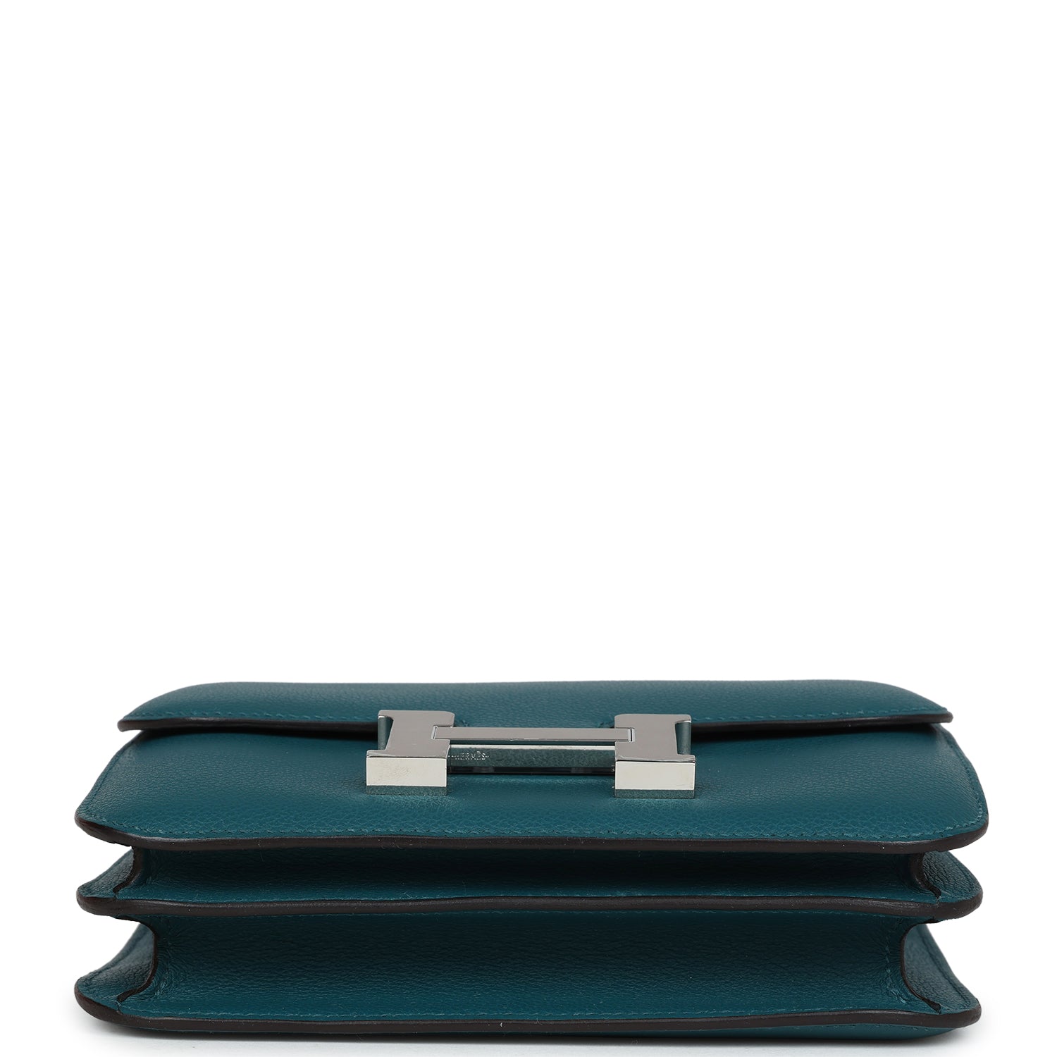 Hermes Constance 18 Vert Bosphore Evercolor Palladium Hardware ...