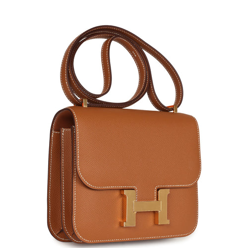 Hermes Constance 18 Gold Epsom Gold Hardware
