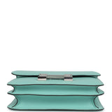 Hermes Constance 18 Aqua Chevre Palladium Hardware