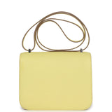 Hermes Constance 18 Limoncello Chevre Mysore Palladium Hardware