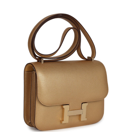 Hermes Constance 18 Dore Chamkilight Chevre Permabrass Hardware