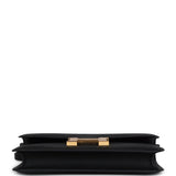 Hermes Constance Elan Black Epsom Gold Hardware